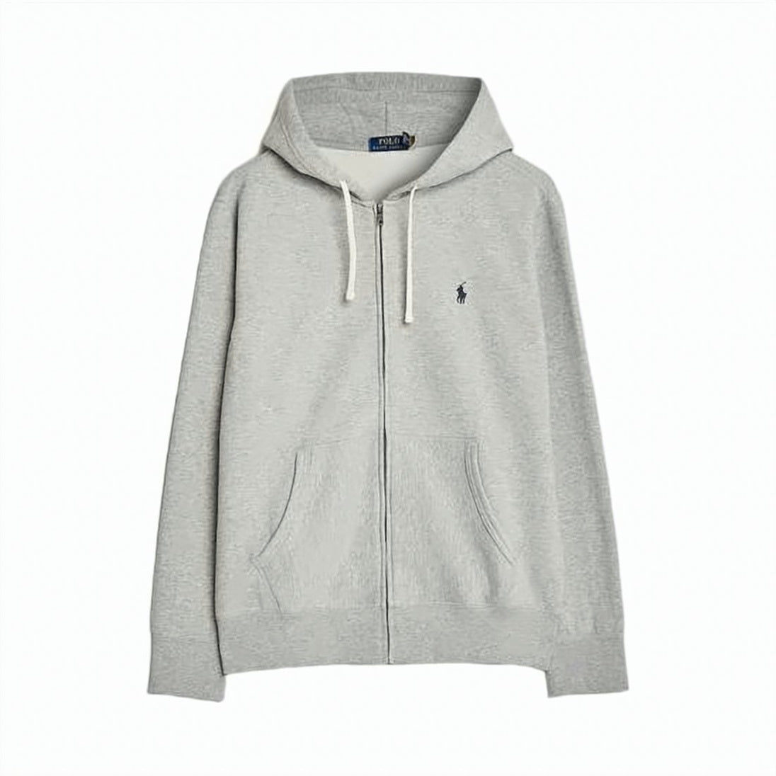 Light Grey Zip-Up Hoodie