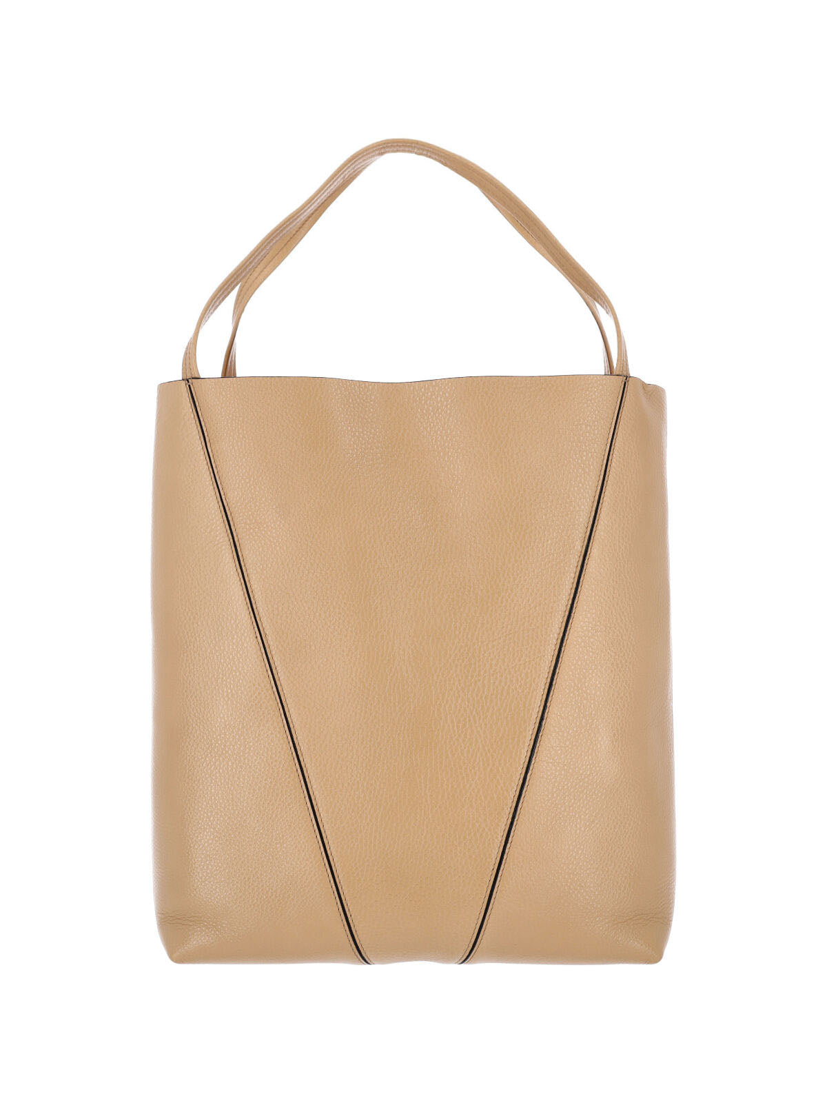 "Spin" Large Tote Bag – Beige