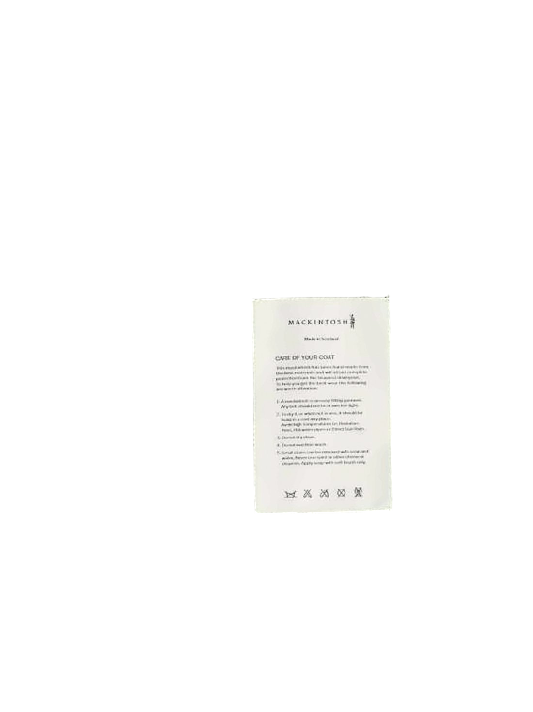 Knee-Length Minimalist Mackintosh Raincoat