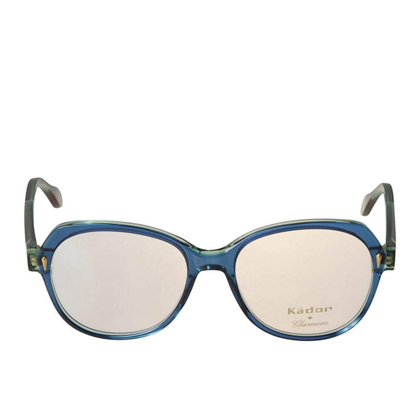 Aida Glamour Translucent Blue-Green Cat-Eye Kador Eyeglasses