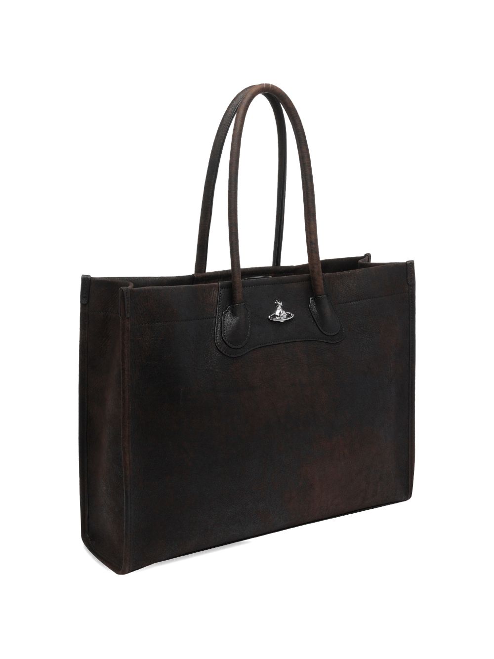 Brown Calf Leather Shoulder Bag