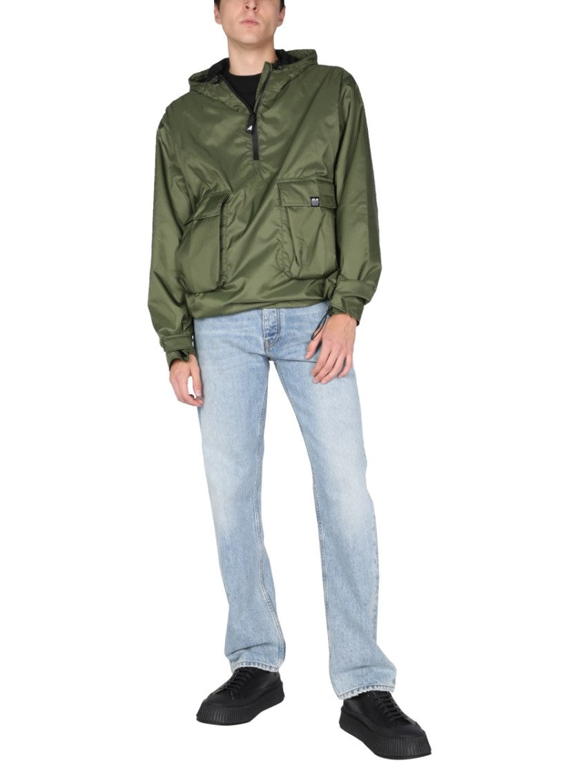Hooded High Neck Waterproof Jacket