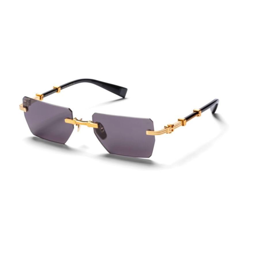 Pierre Rimless Sunglasses with Gold-toned Detailing