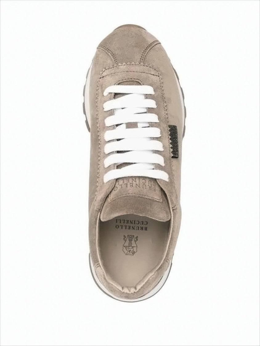 Low-Profile Suede Sneakers