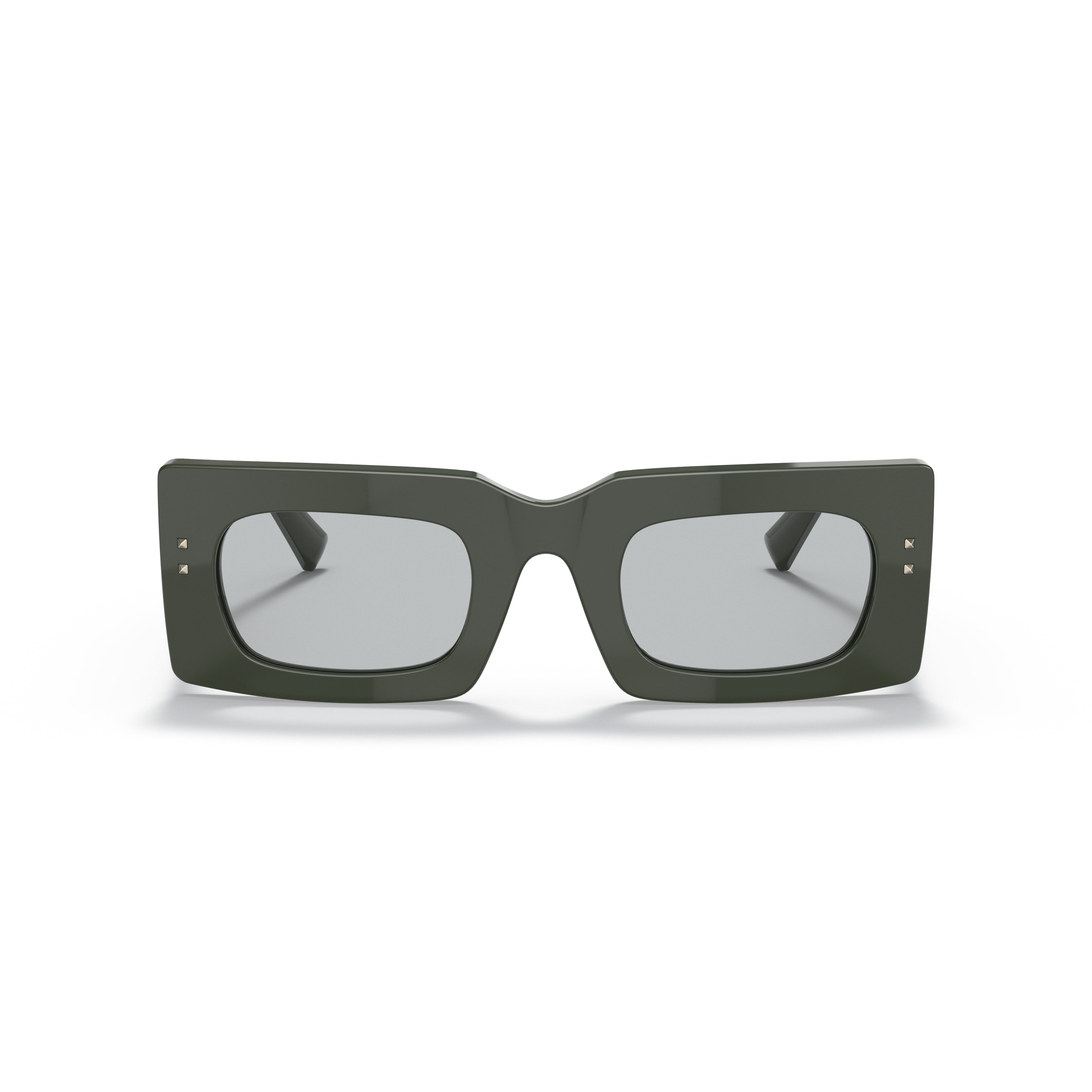 4094 Sole Rectangular Acetate Sunglasses