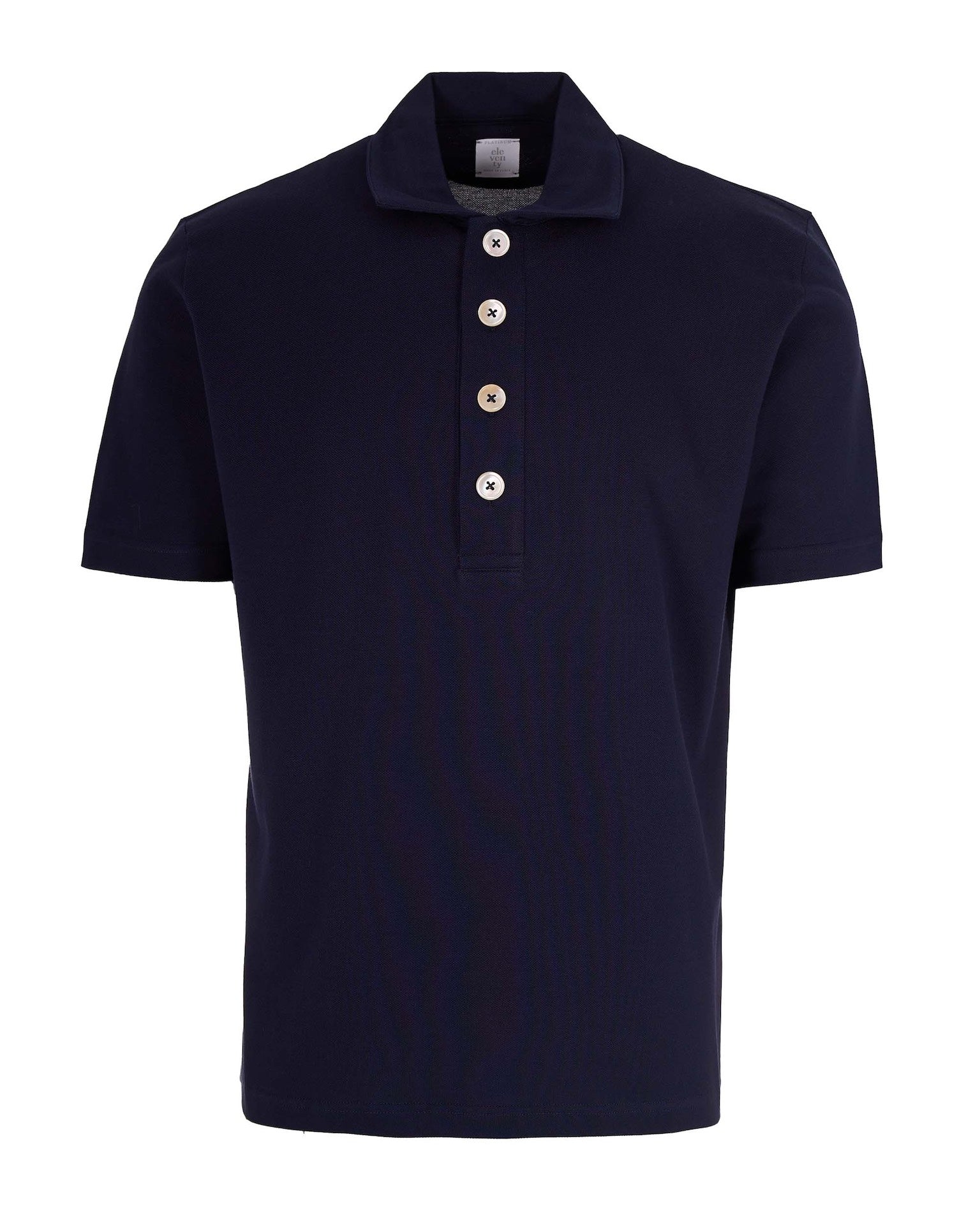 Blue Half Sleeve Polo