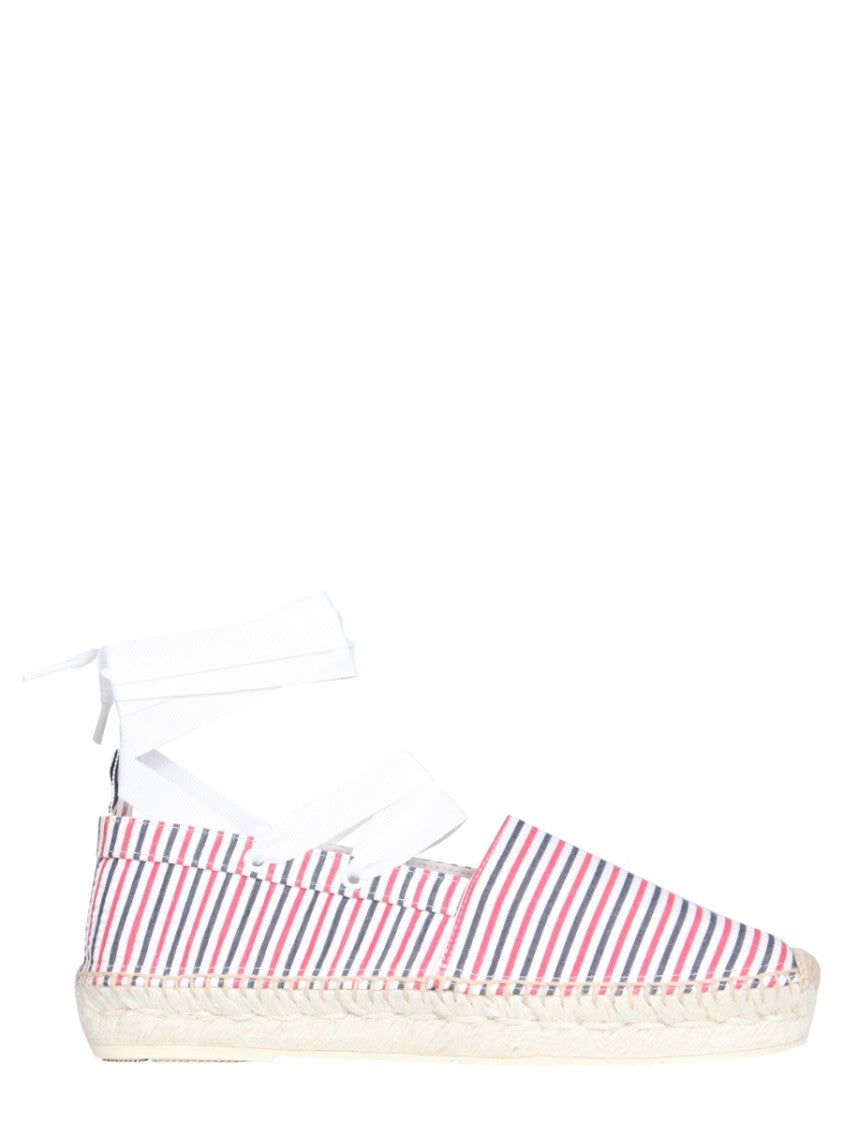 Seersucker Cotton Espadrilles