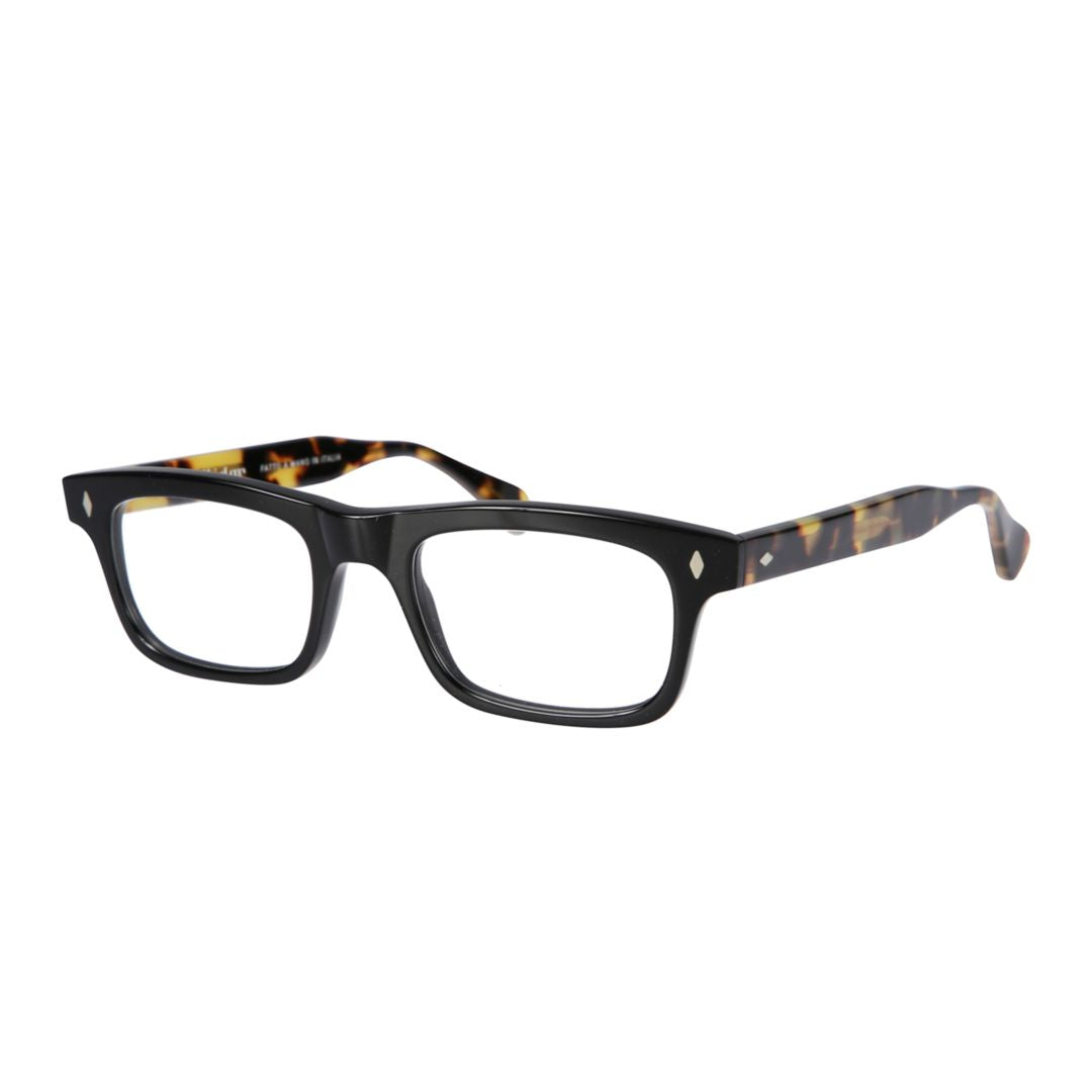 Niki Rectangular Eyeglasses with Glossy Black Frame