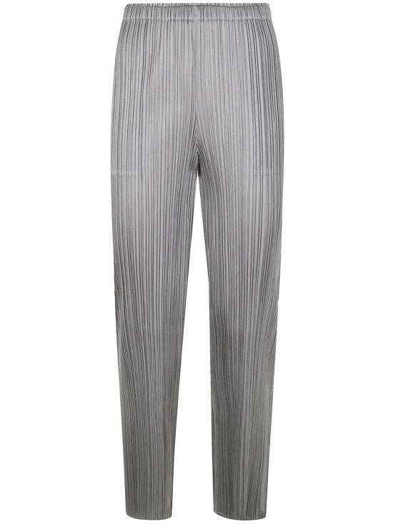 Pleated Design Track Pants with Relaxed Fit