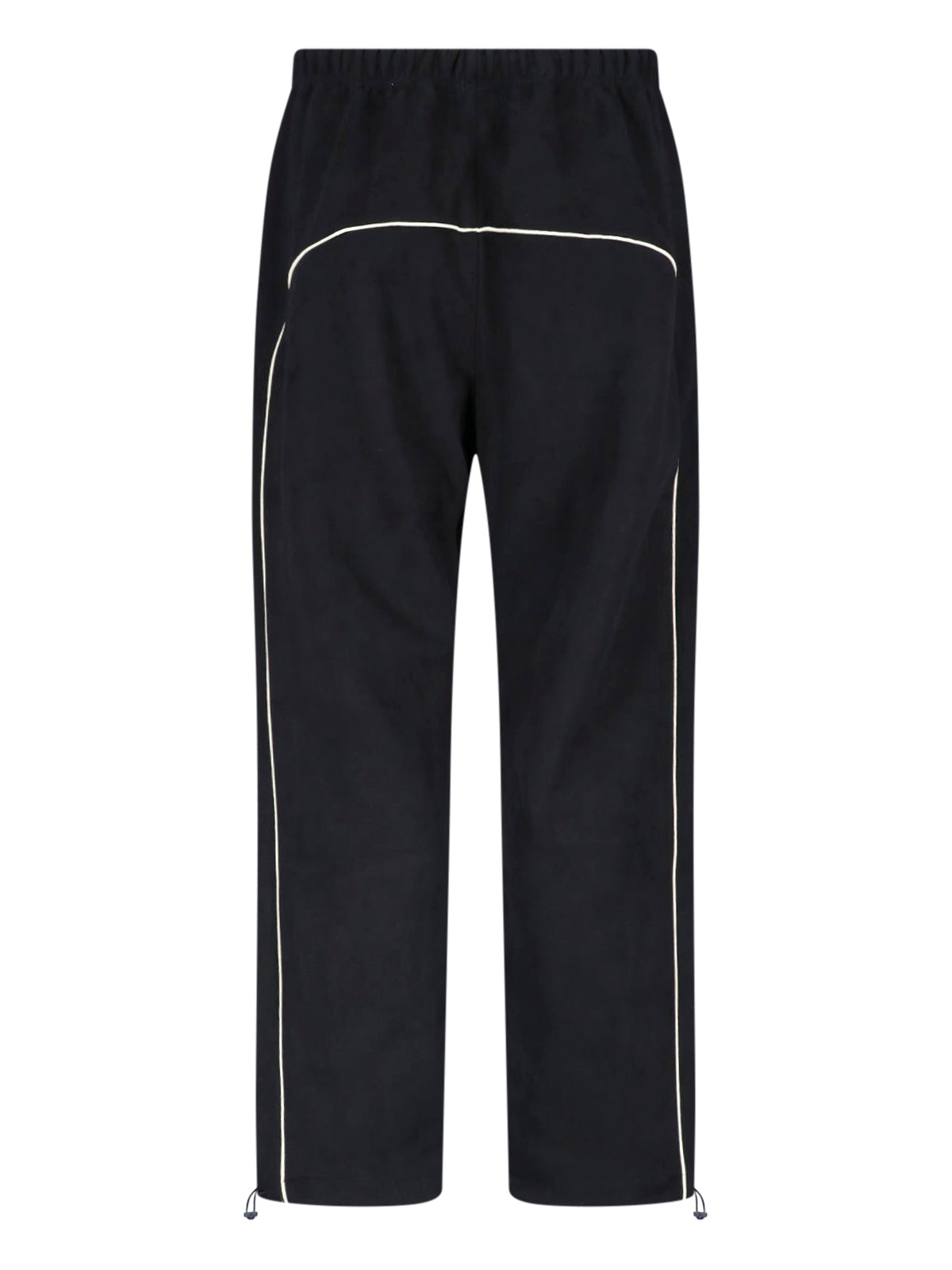 Black Signature White Piping Sport Trousers