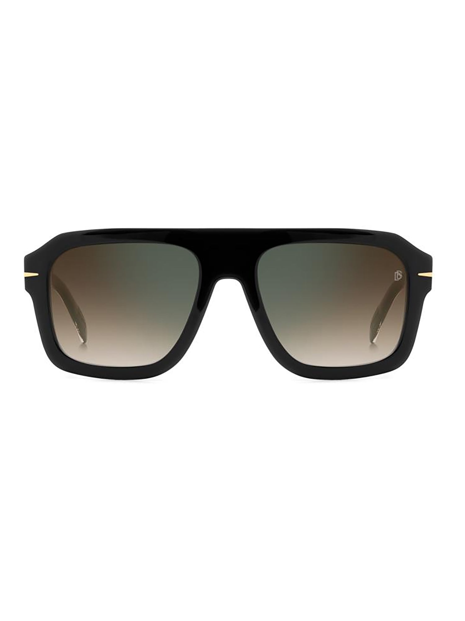 Oversized Square Frame Sunglasses With Gradient Lenses