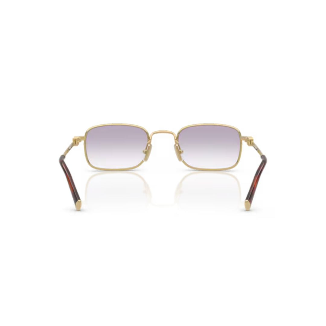 0mu A53s Rectangular Gold Metal Sunglasses