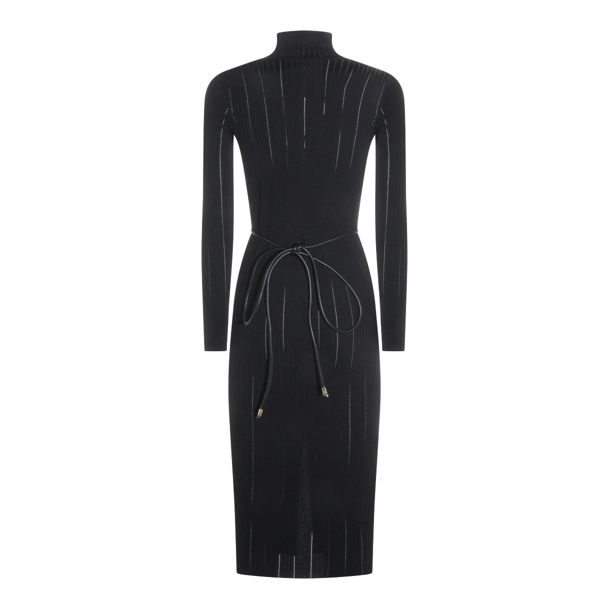 Classically Tailored Black Dress