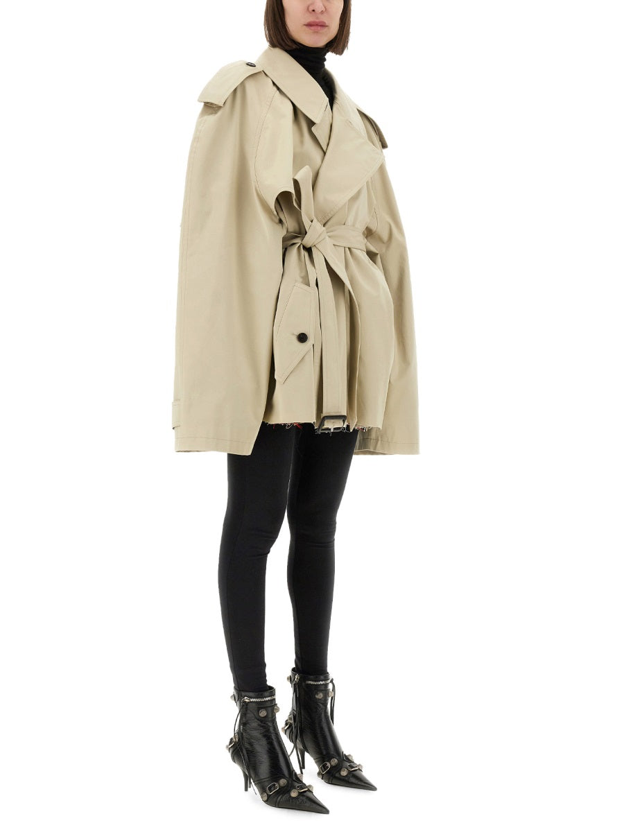 Cropped Trench Coat