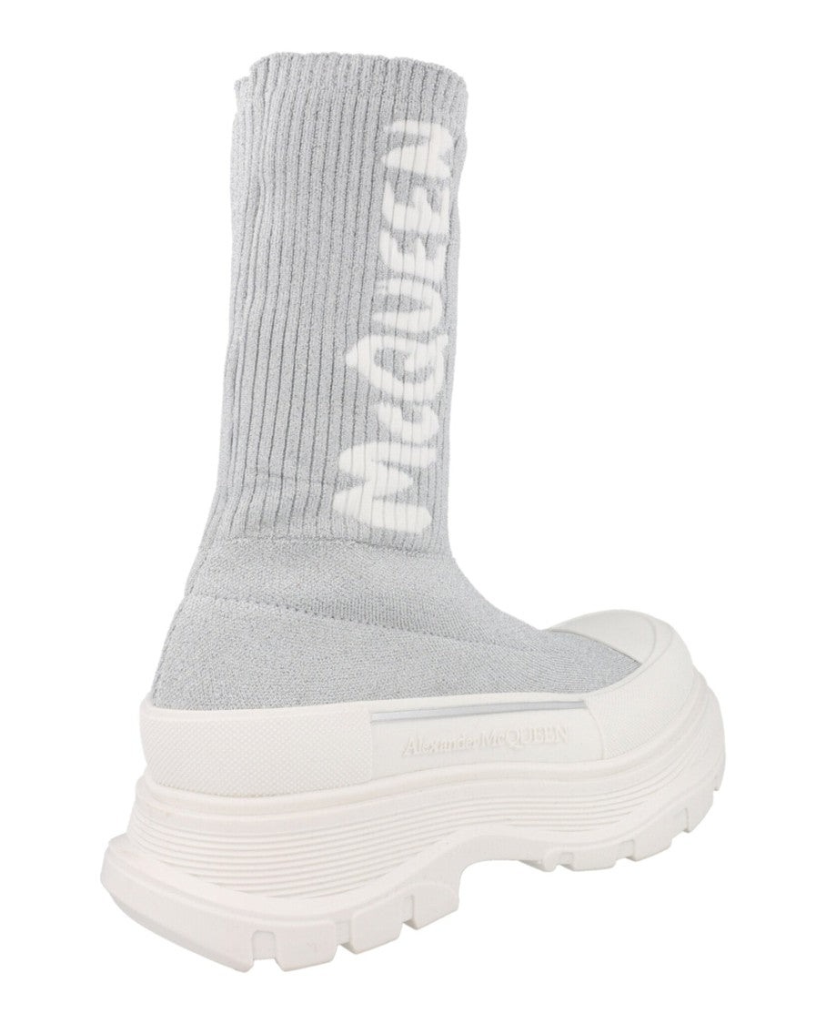 Ribbed Tread Slick Boots