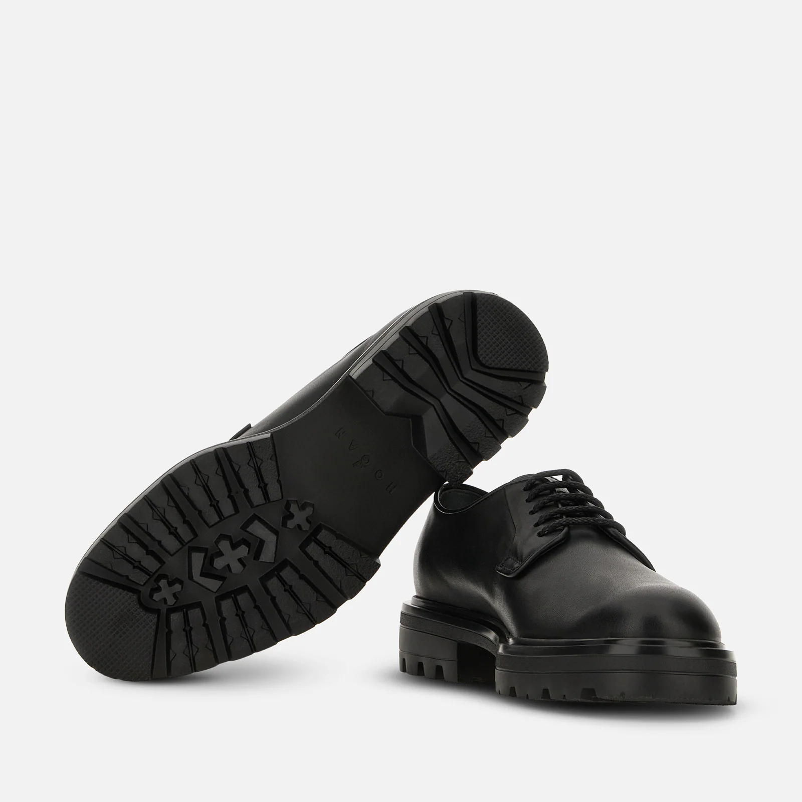 Polished Leather Derby Shoes