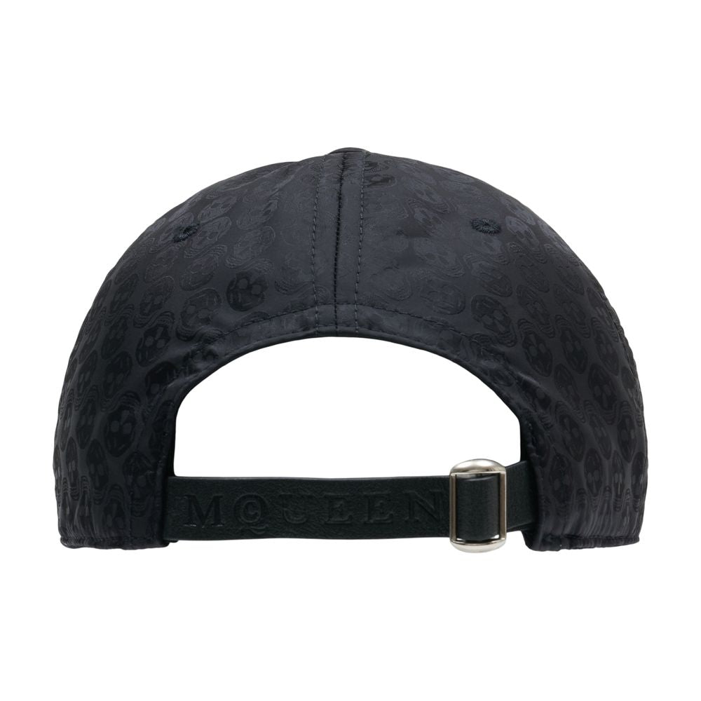 Skull Repeat Cap - Synthetic - Black
