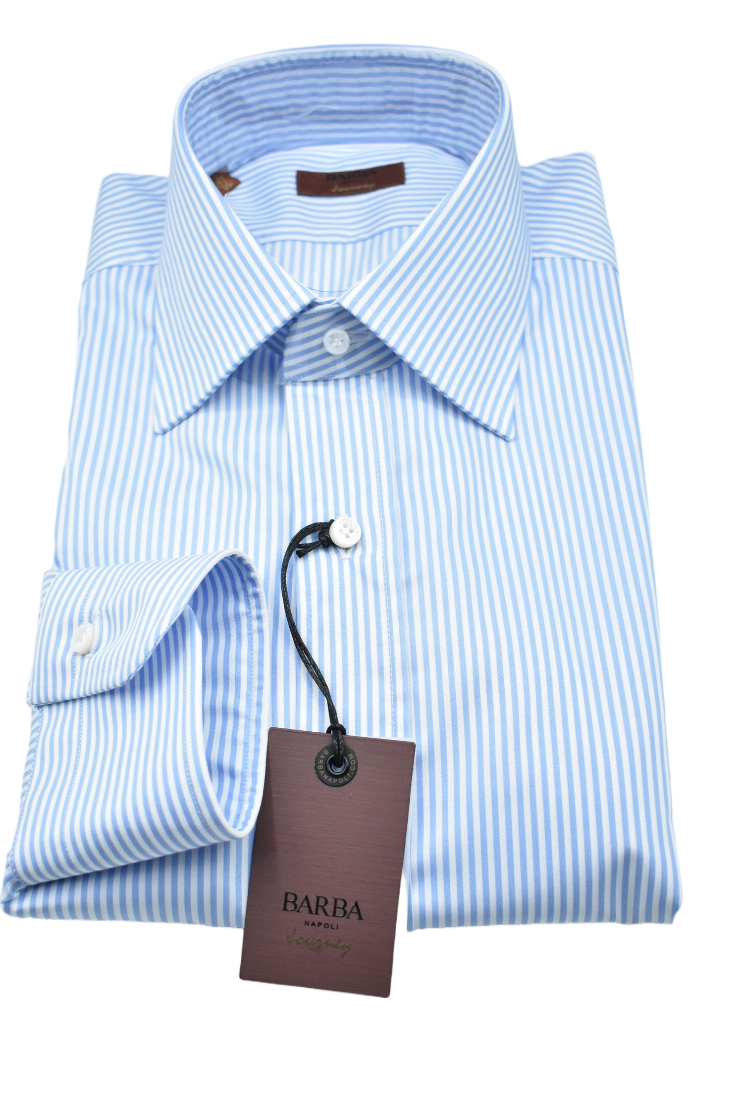 Light Blue Vertical Stripe Dress Shirt