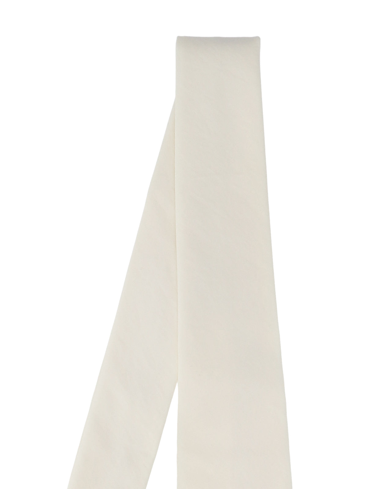 Adjustable Cotton Tie in Soft Cream