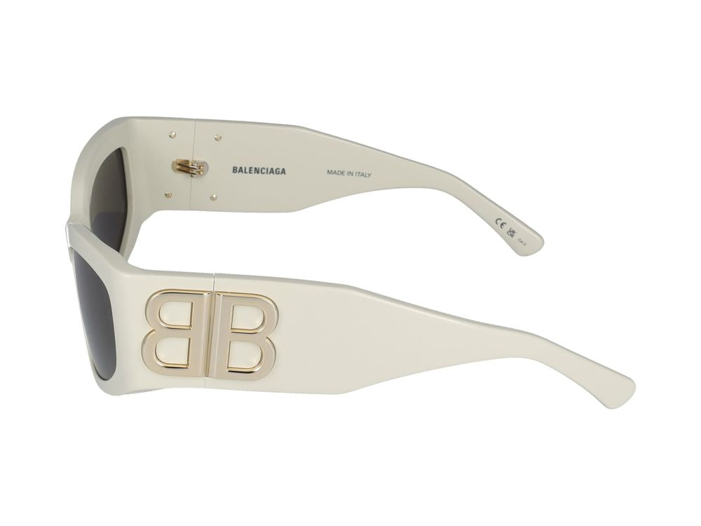 Okulary przeciwsłoneczne Balenciaga BB0321S 010 Ivory Ivory Grey 57/17/125