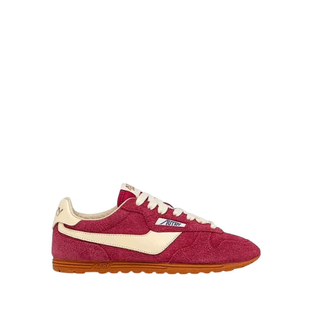 Suede and Nylon Low-Top Sneakers
