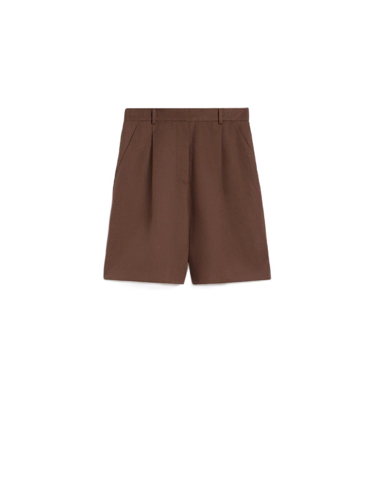 High-Waisted Tailored Shorts with Flared Leg