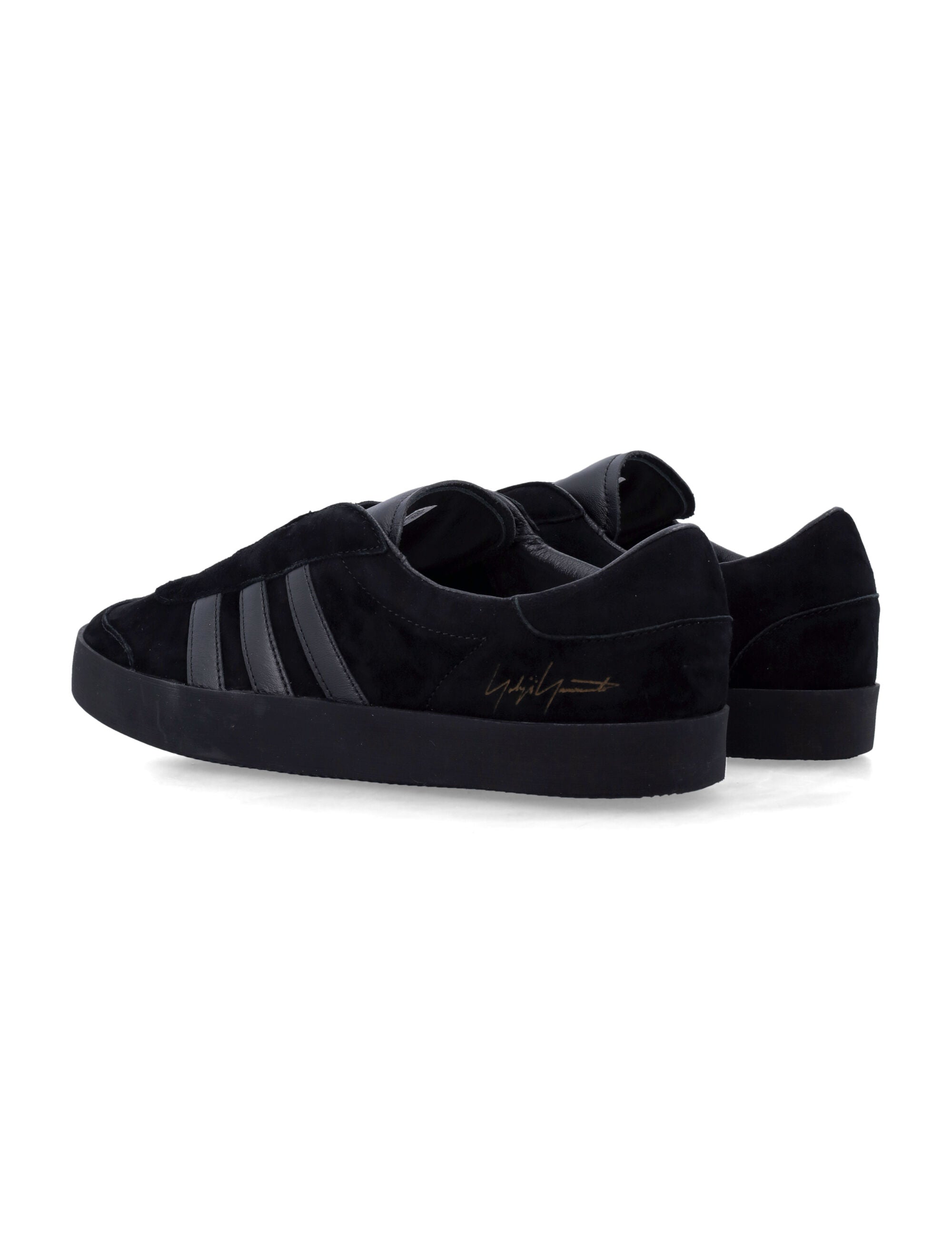 Gazelle Black Leather Sneakers