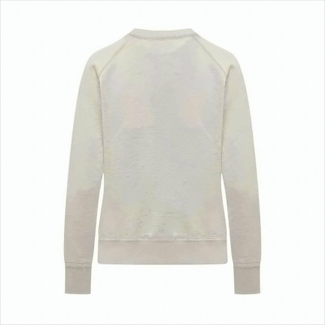Heathered Long-Sleeve Crewneck Sweatshirt with Raglan Sleeves