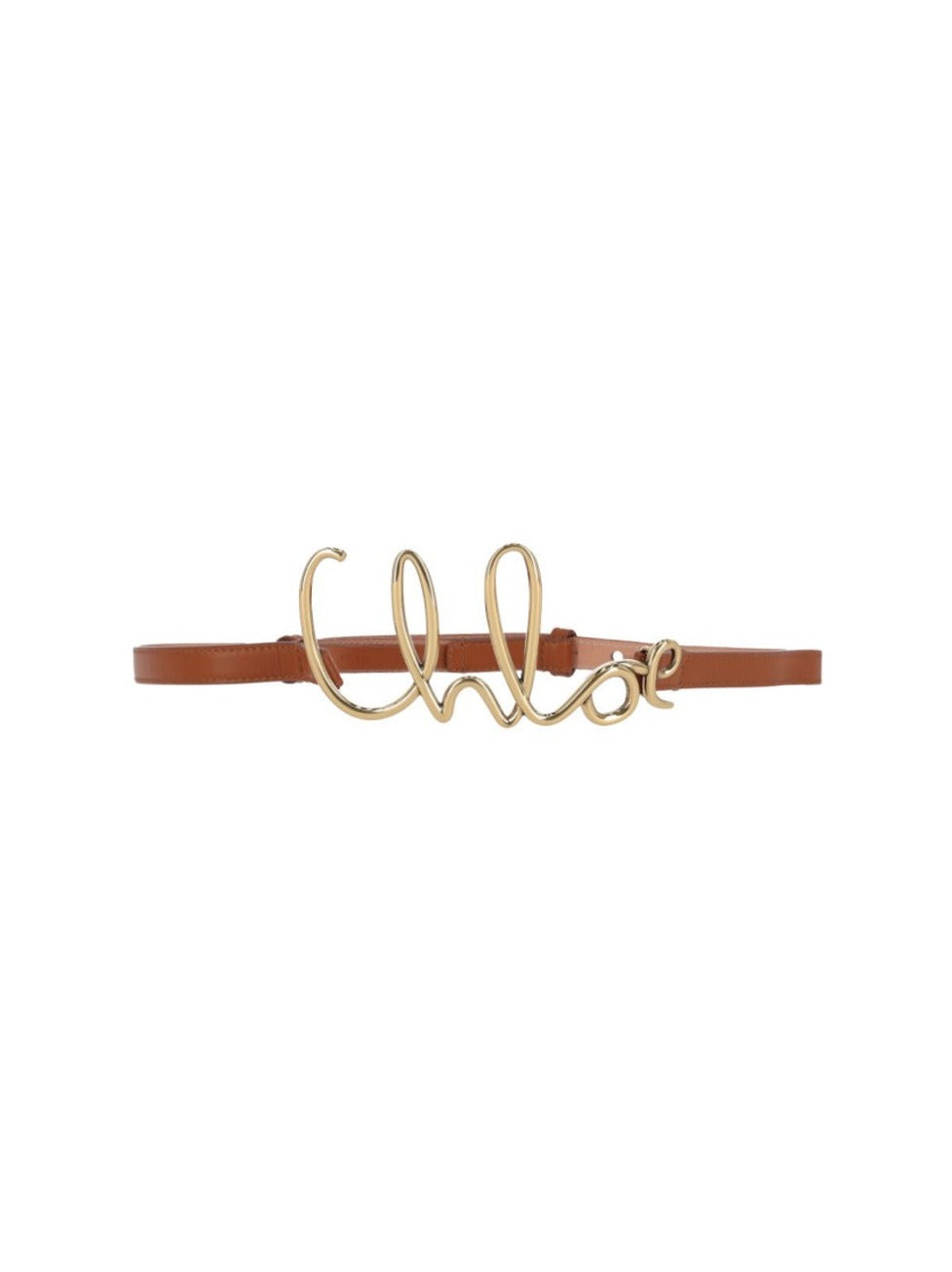 Thin "Iconic" Belt – Brown