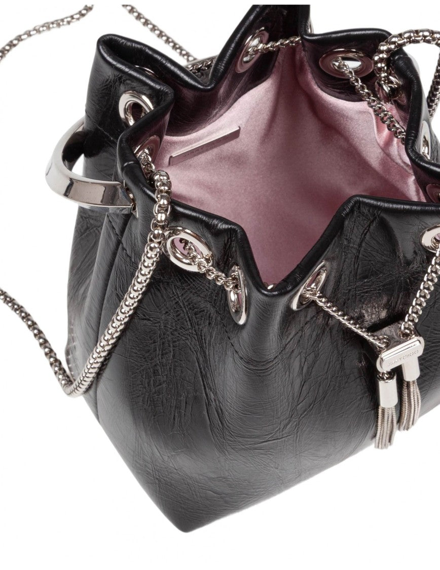 Black Bon Bon Tzz Patent Leather Bag