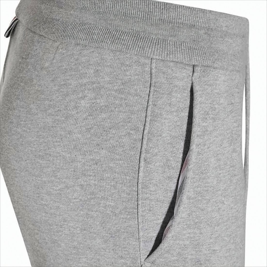 Slim-Fit Heather Grey Jogger Pants