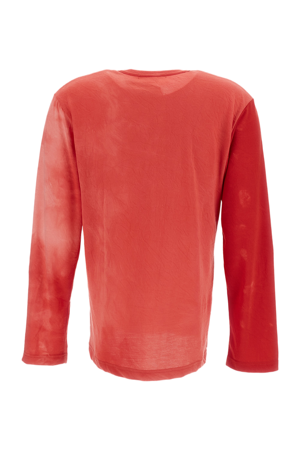 Faded Red Long Sleeve Crew-Neck T-Shirt