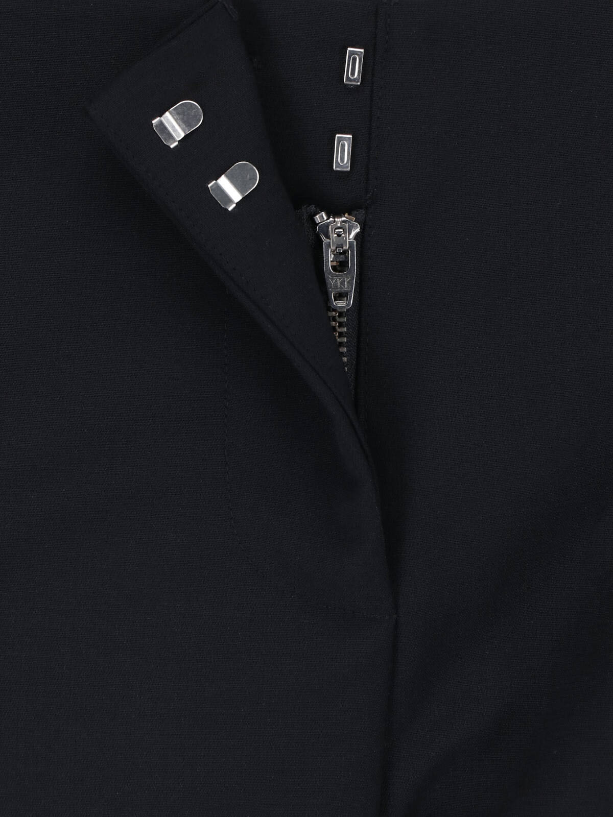 Black Tailored Flared Hem Shorts