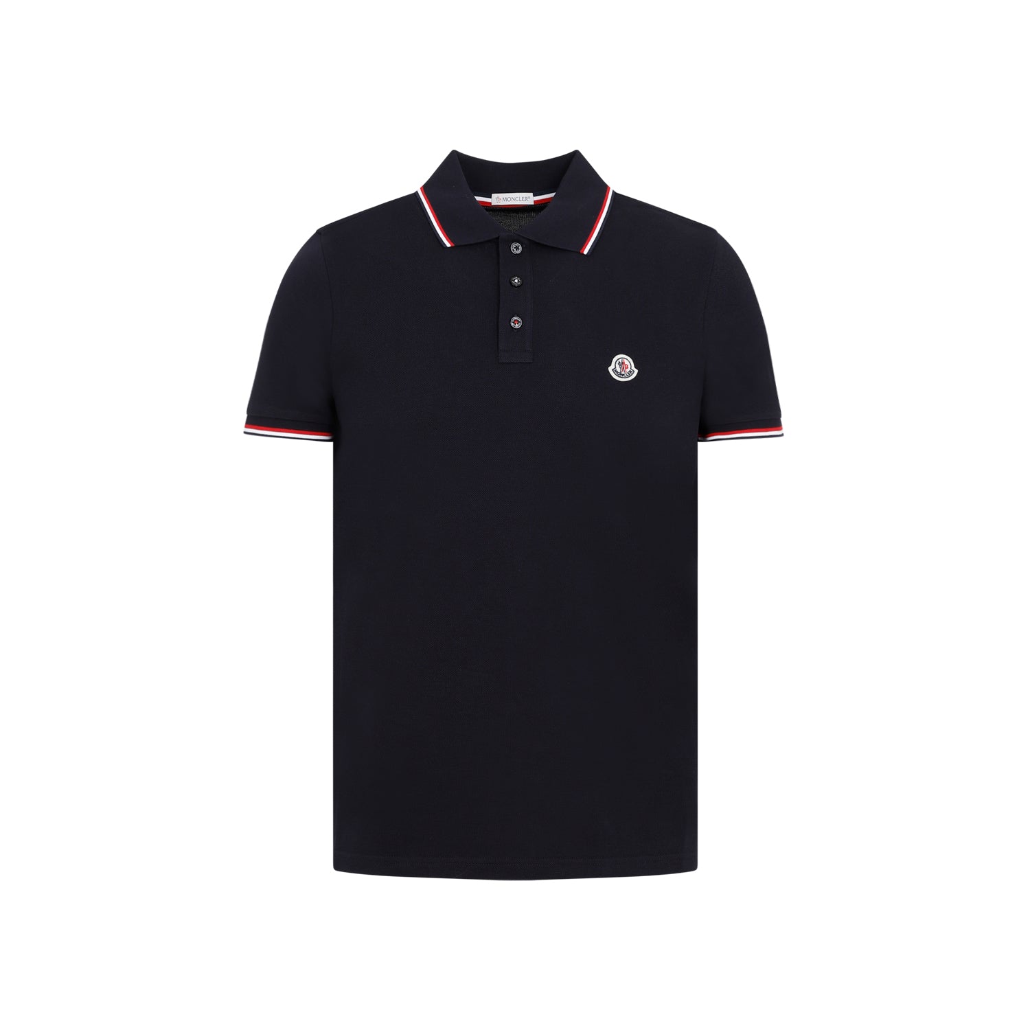 Cotton Polo T-Shirt With Signature Tri-Color Trim