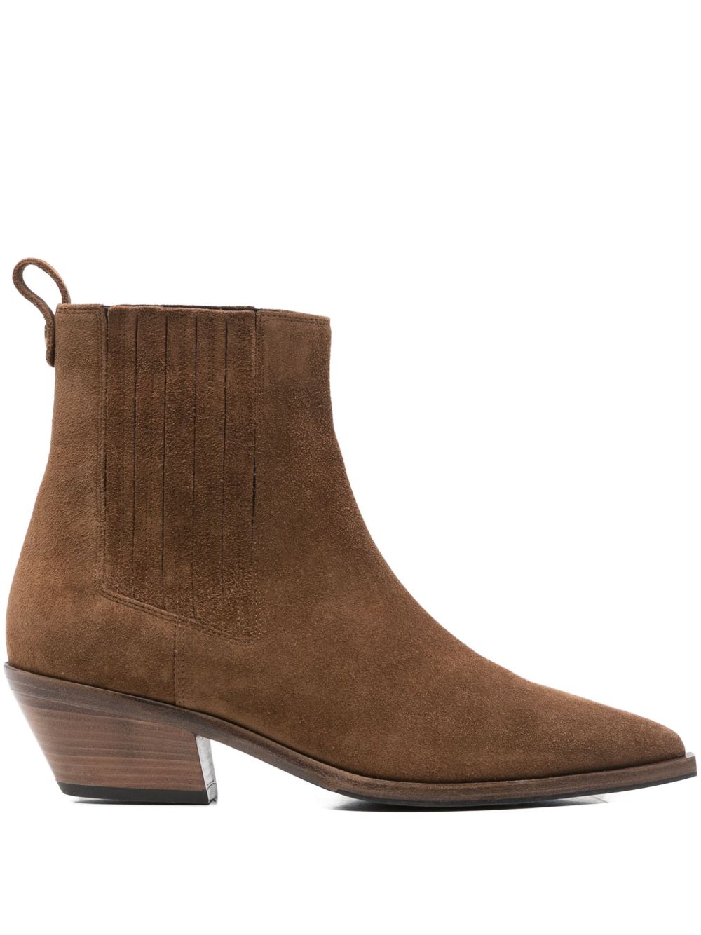 Silk and Nylon Ankle Boots