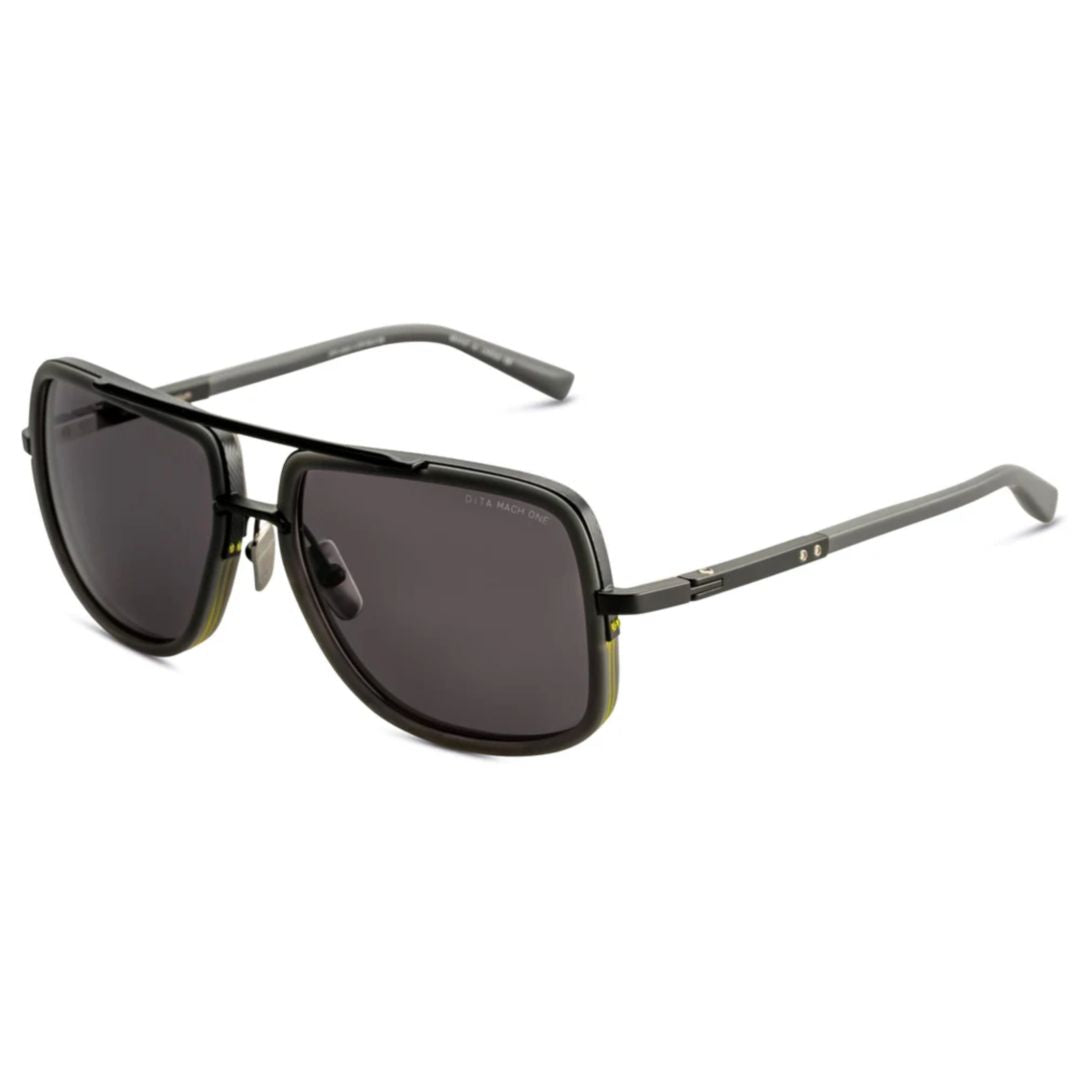Mach-One Bold Square-Frame Sunglasses with Gradient Lenses