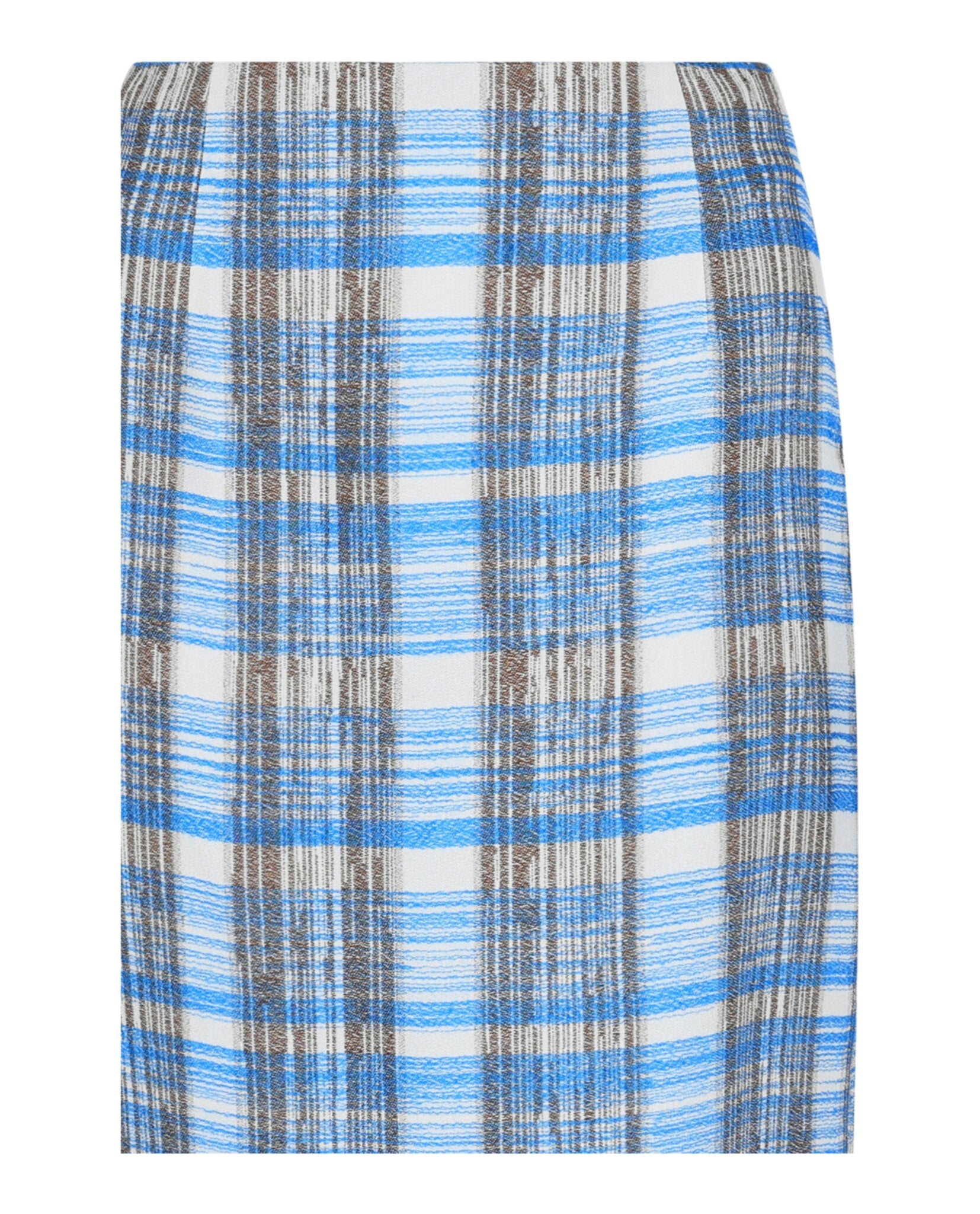 Plaid Print Maxi Skirt