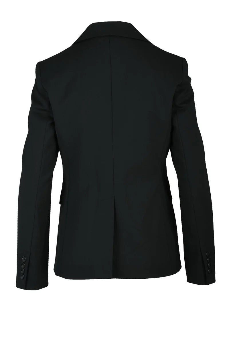 Wool Elastane Jacket - Black