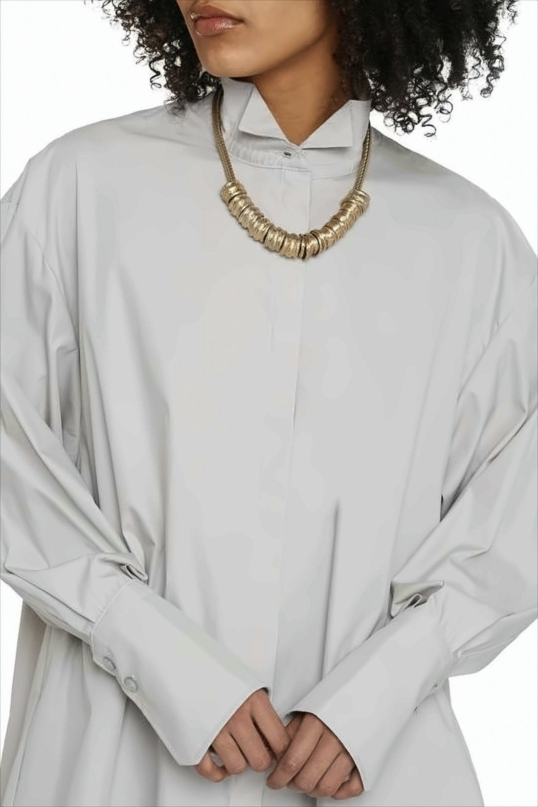 High Collar Mini Dress