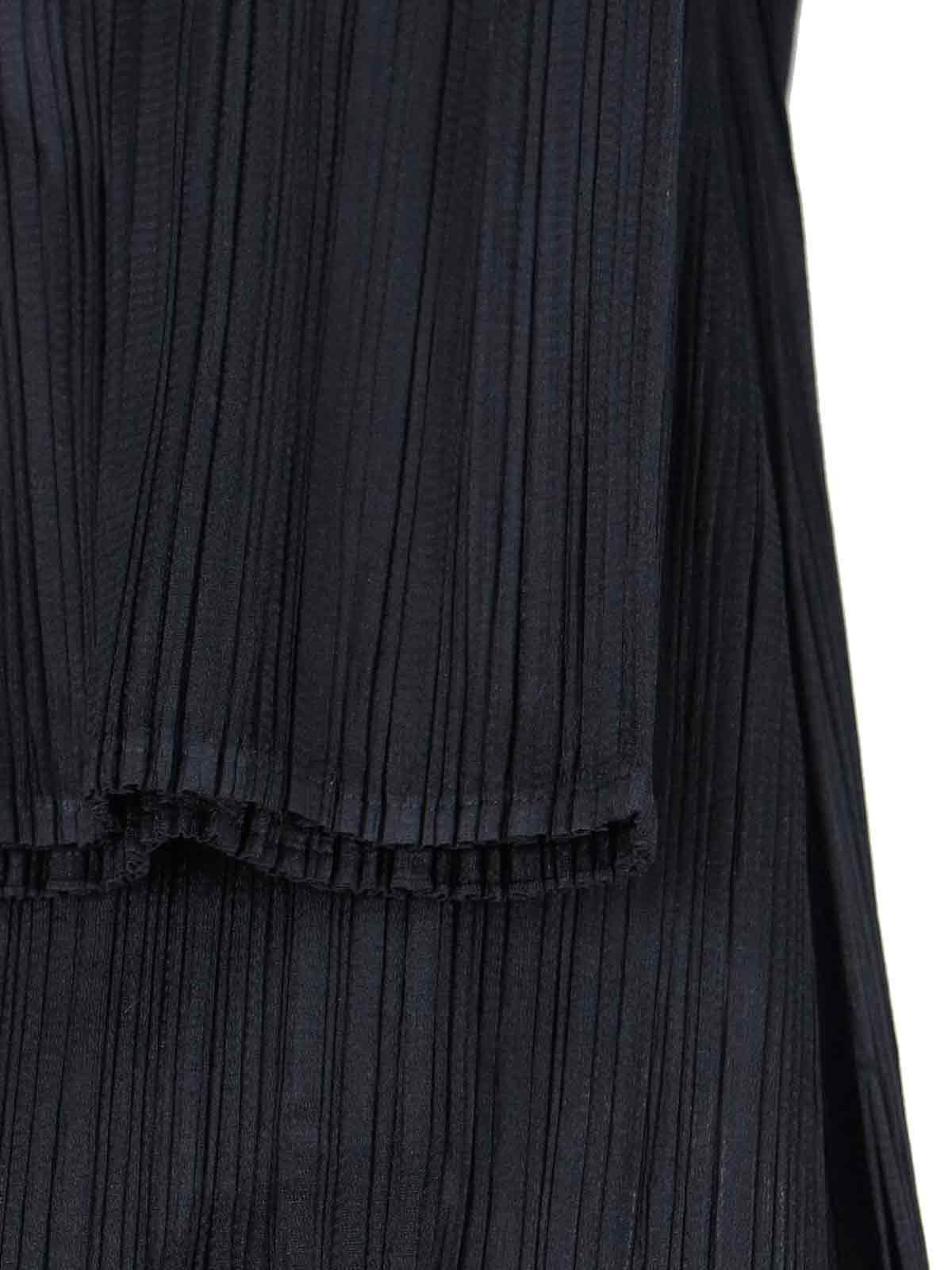 Straight-Leg Pleated Pants with Cropped Length
