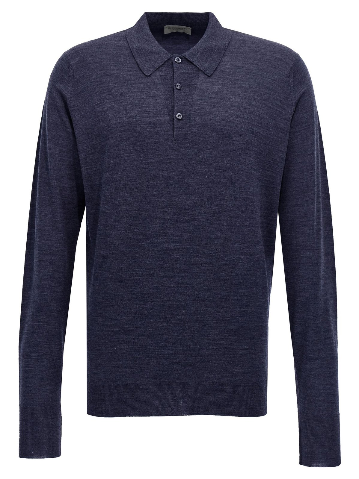 Long-Sleeve Polo Shirt With Classic Collar And Fitted Silhouette