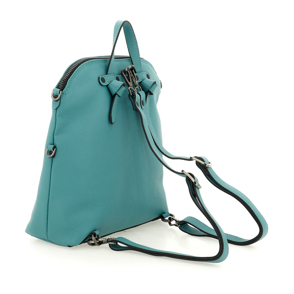 Clear Blue Backpack with Removable Strap