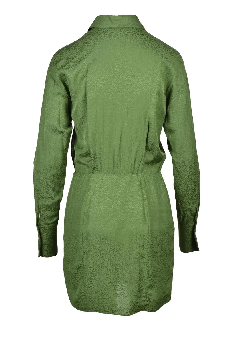 Flared Dress - Green