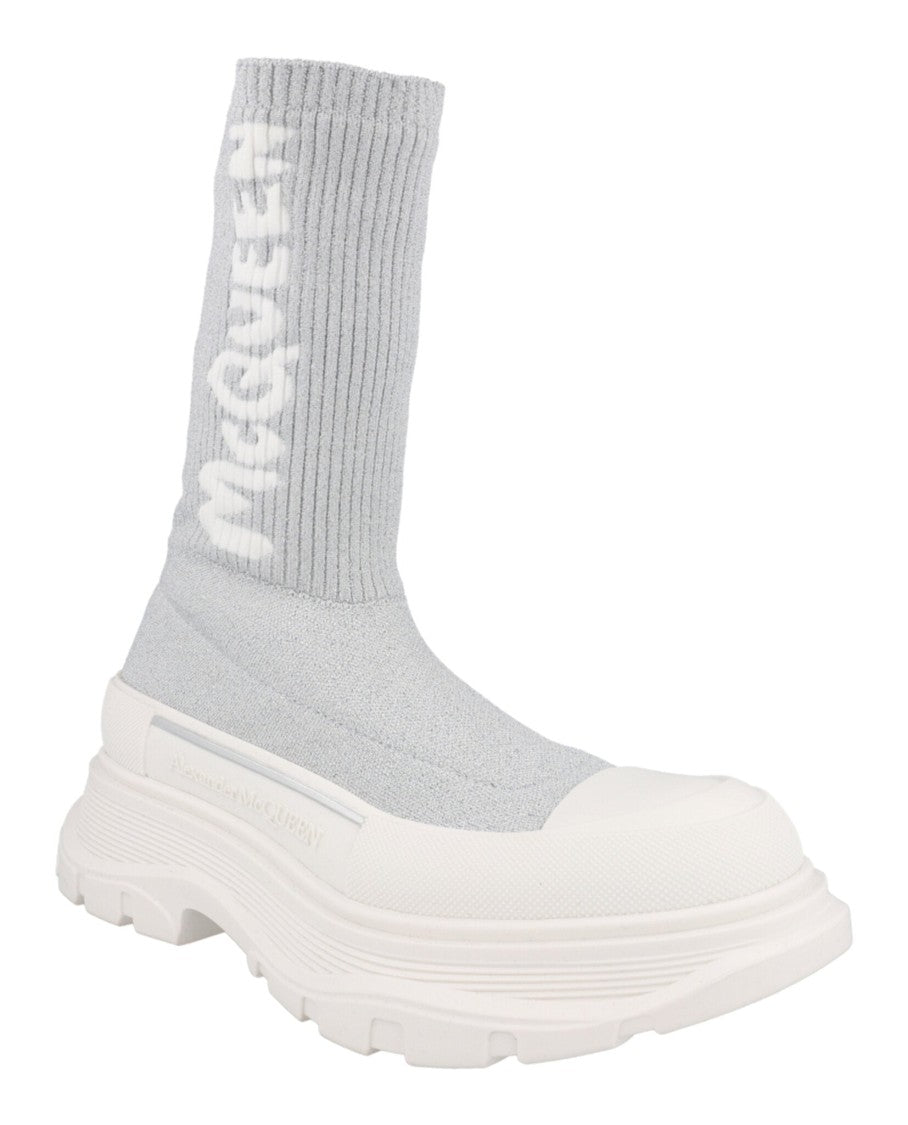 Ribbed Tread Slick Boots