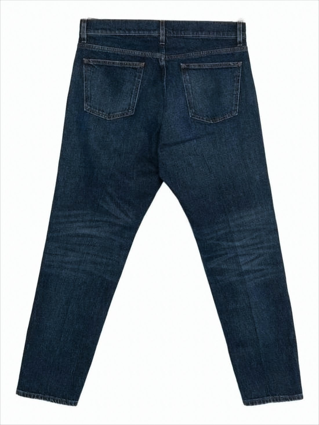 Tapered Blue Denim Pants