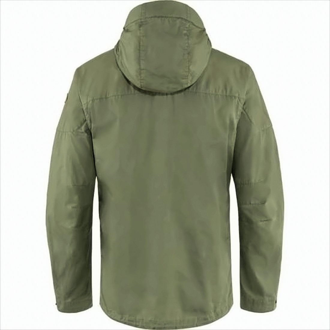 Relaxed-Fit Green Jacket with Hood