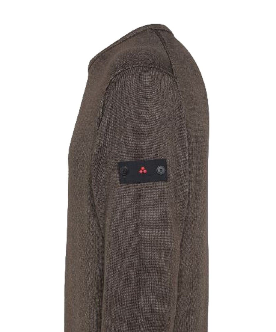 Brown Crew-Neck Sweater
