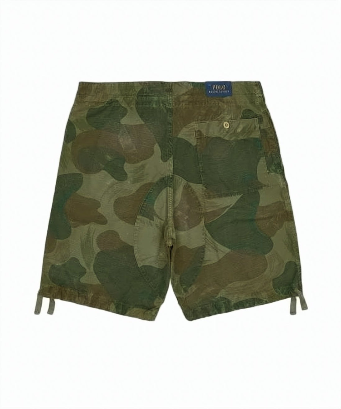 Camouflage Patterned Relaxed Fit Shorts