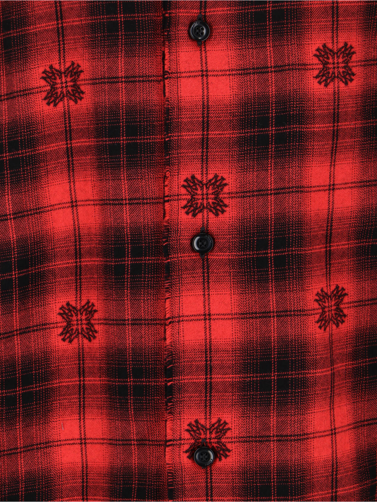 Button-Down Shirt With Structured Collar In Vibrant Red