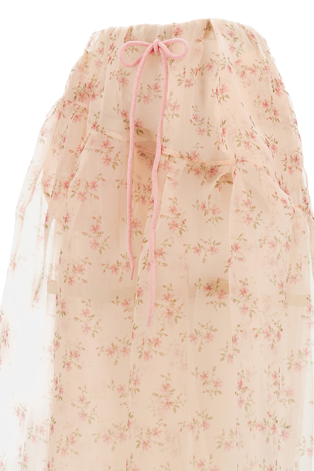 Pink Skirt with Refined Silhouette